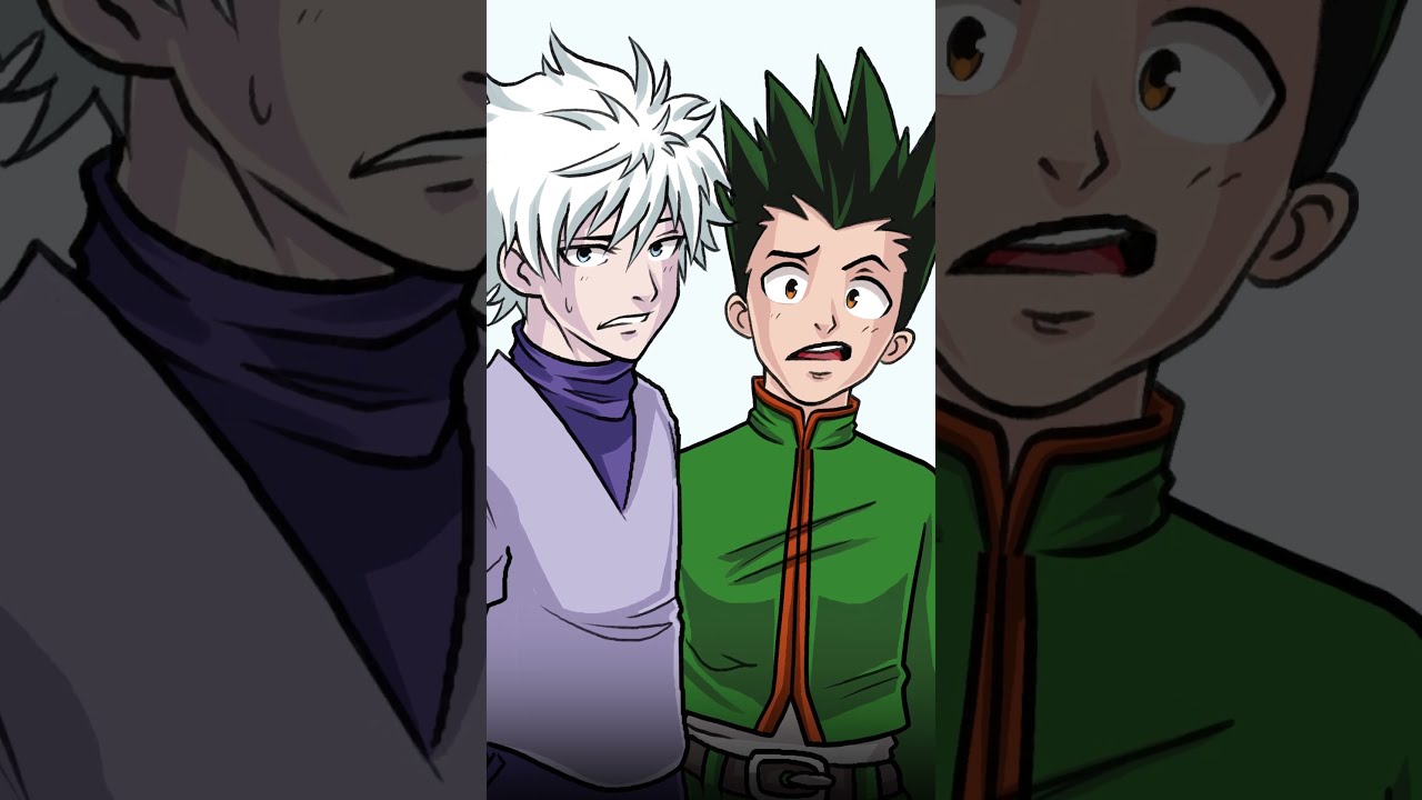 Killua and Gon avoid Hisoka 